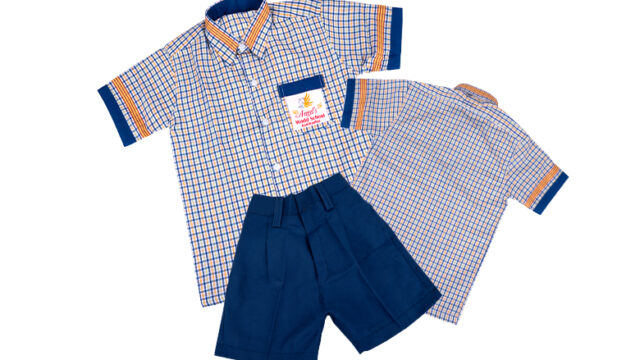 school dress boy front & back with pant