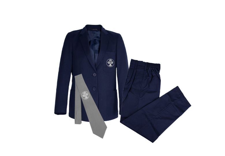 school boy blazer & tai