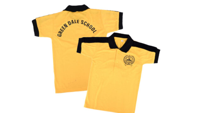green dale school sports dress front & back