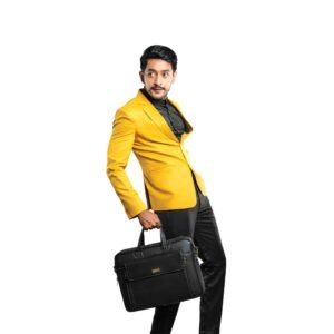 Wildleather Men's Leather Executive Briefcase – Multi-Compartment Laptop Messenger Bag (OFL107-205)