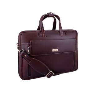 Wildleather Men's Genuine Leather Executive Office & Laptop Messenger Bag(OFL107-20701-20 )