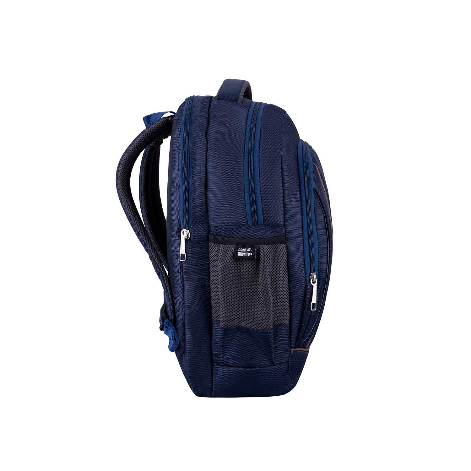 Wildleather WL105-1109 Contrast Piping Travel & Laptop Backpack (18-Inch) - Image 3