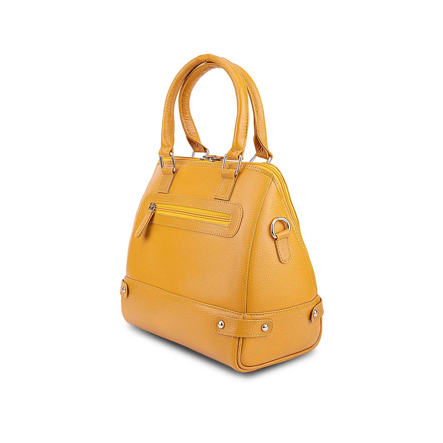 WILDLEATHER Women's Genuine Leather Satchel Bag – Multi-Compartment Crossbody Handbag with Top Handles & Detachable Shoulder Strap(LSG115-790) - Image 8